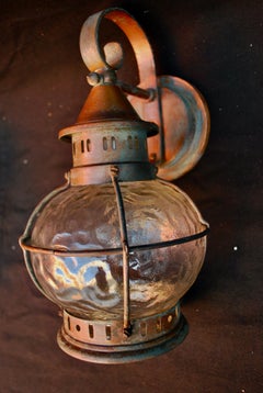 Pair of 1930s Copper Outdoor Sconces