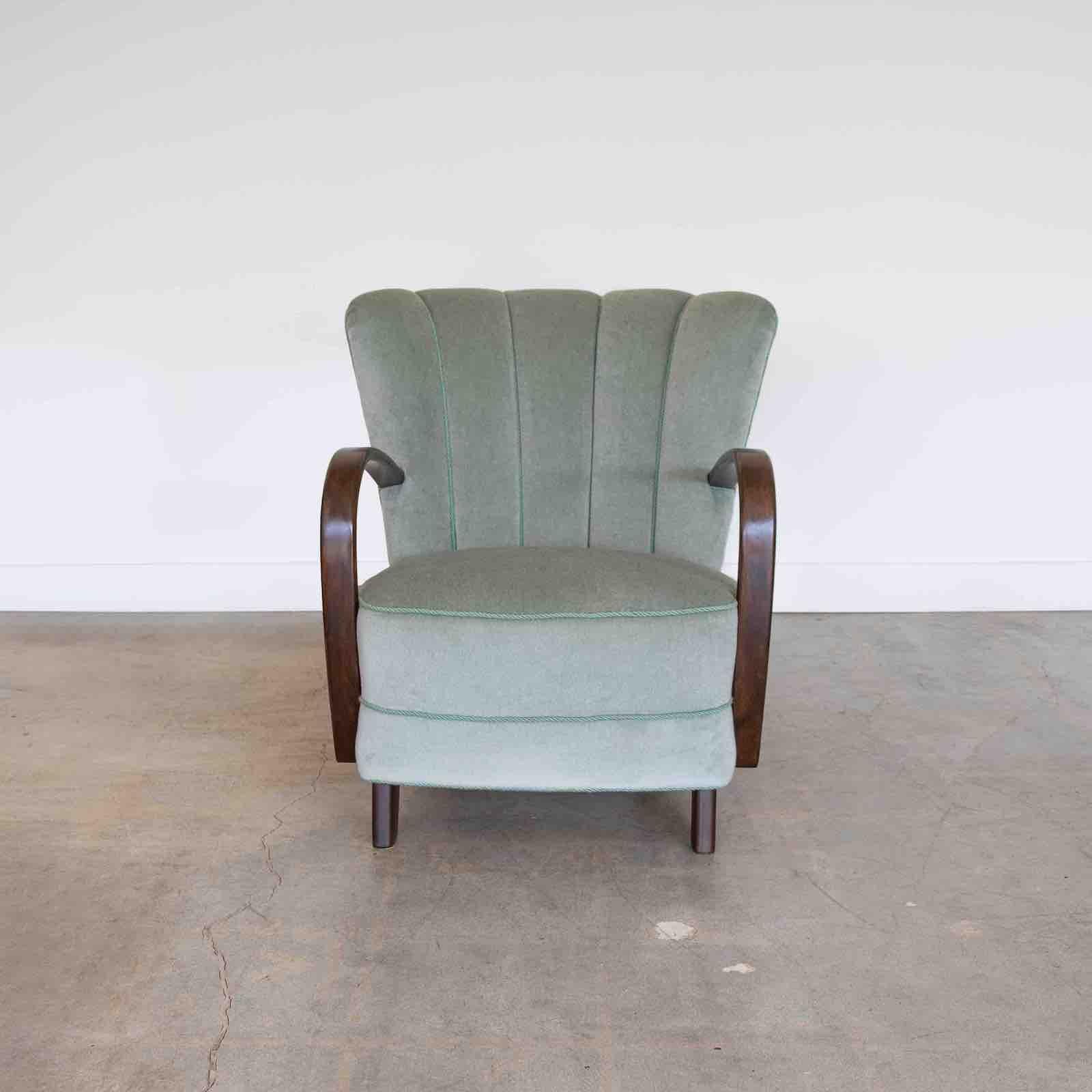 Paire de fauteuils danois des années 1930  Bon état - En vente à Los Angeles, CA