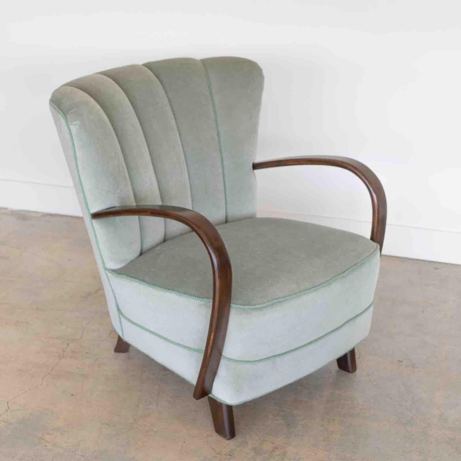 Pair of 1930's Danish Armchairs  For Sale 3