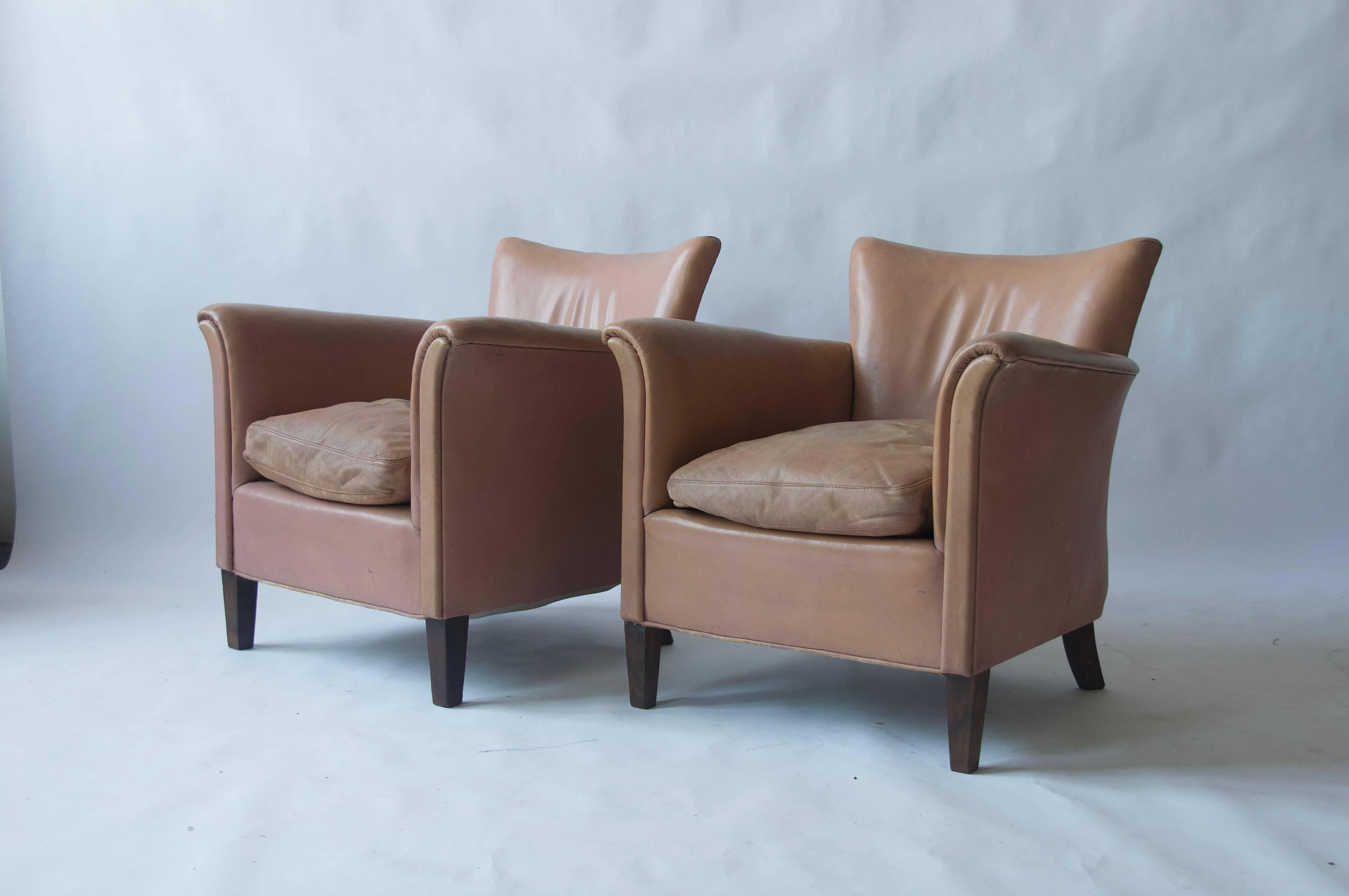 danish leather chairs