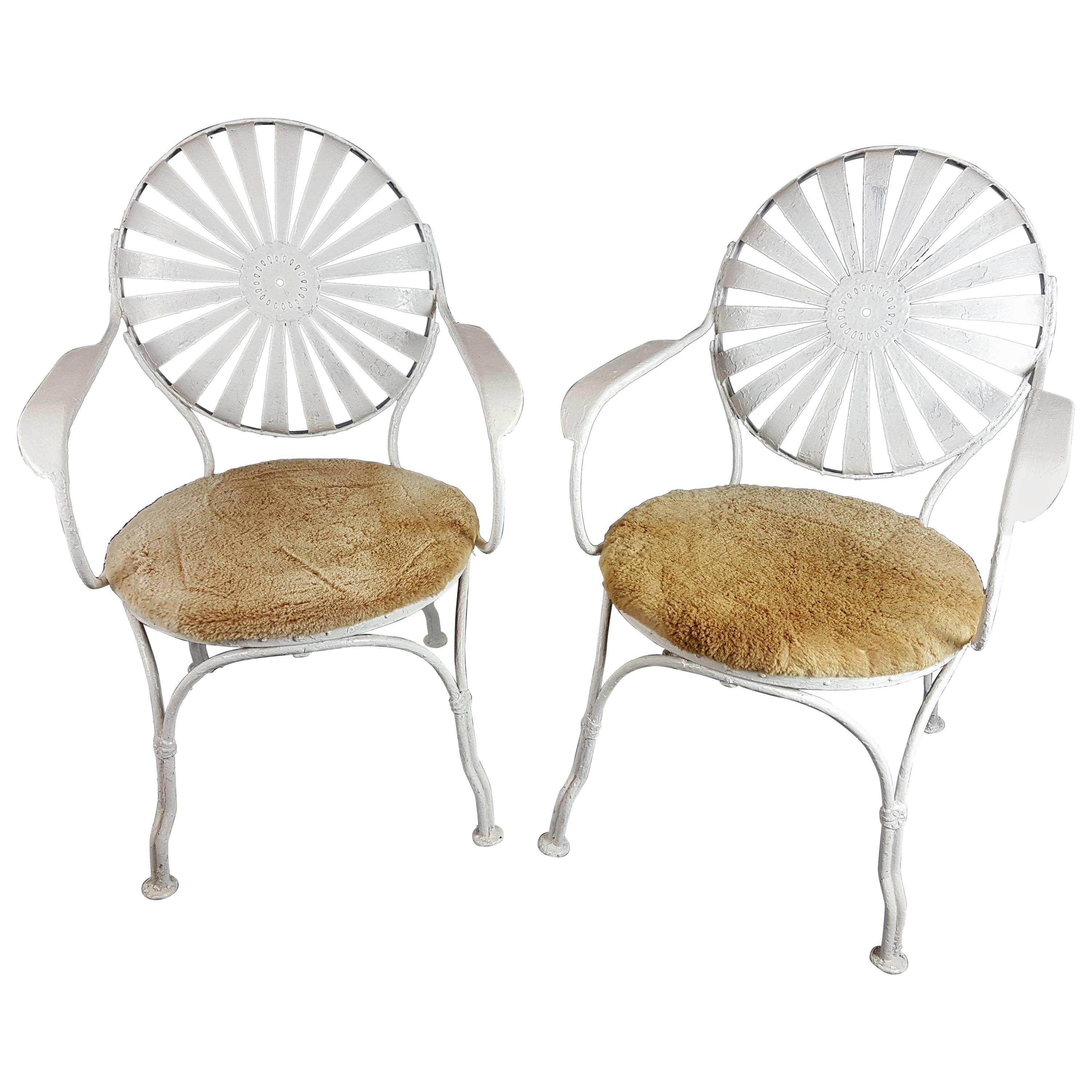 Pair of 1930s Francois Carre Chairs For Sale
