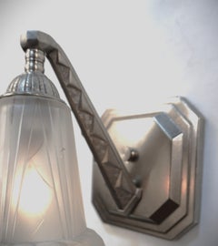 Pair of 1930's French Art Deco Wall Sconces