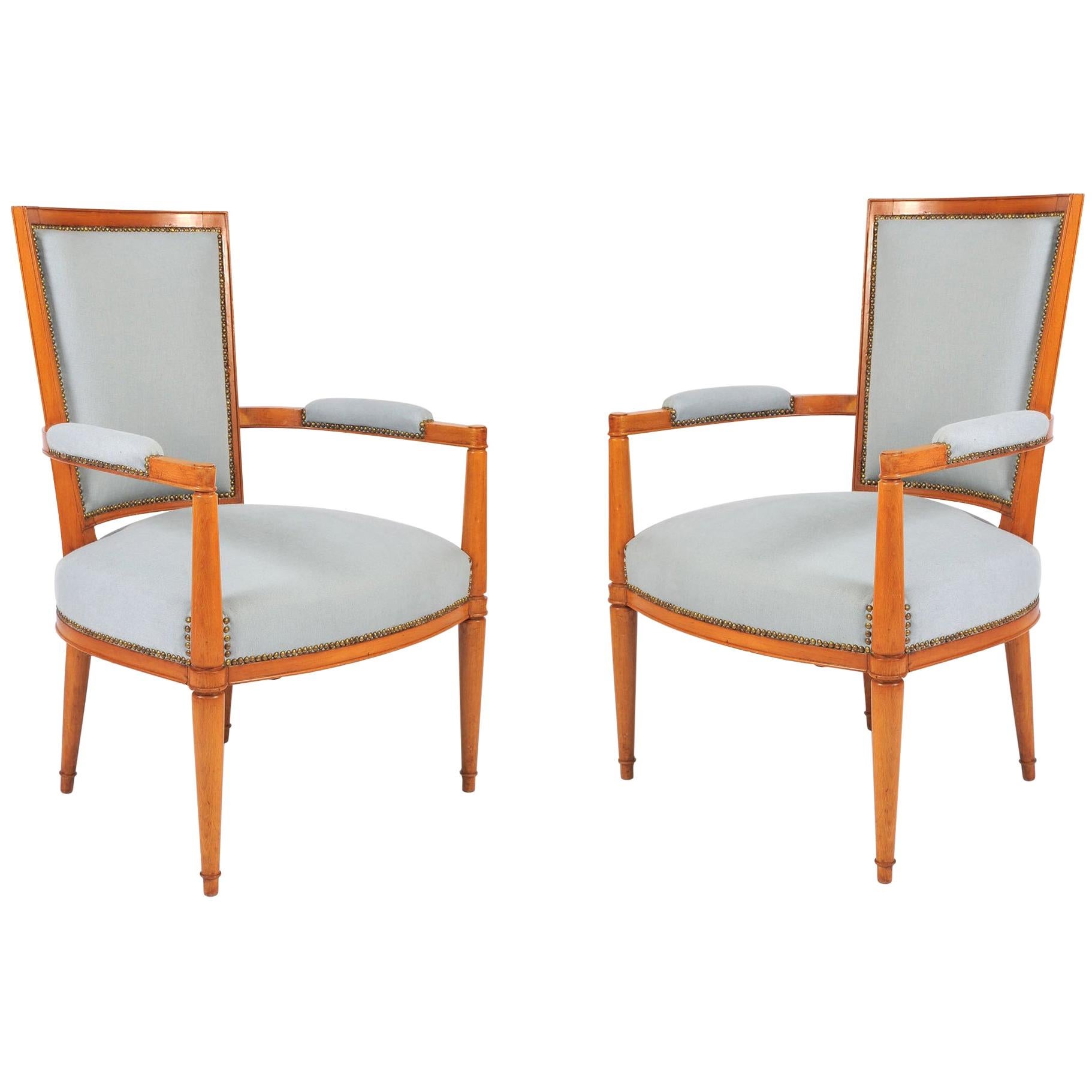 Pair of 1930s French Chairs by André Arbus