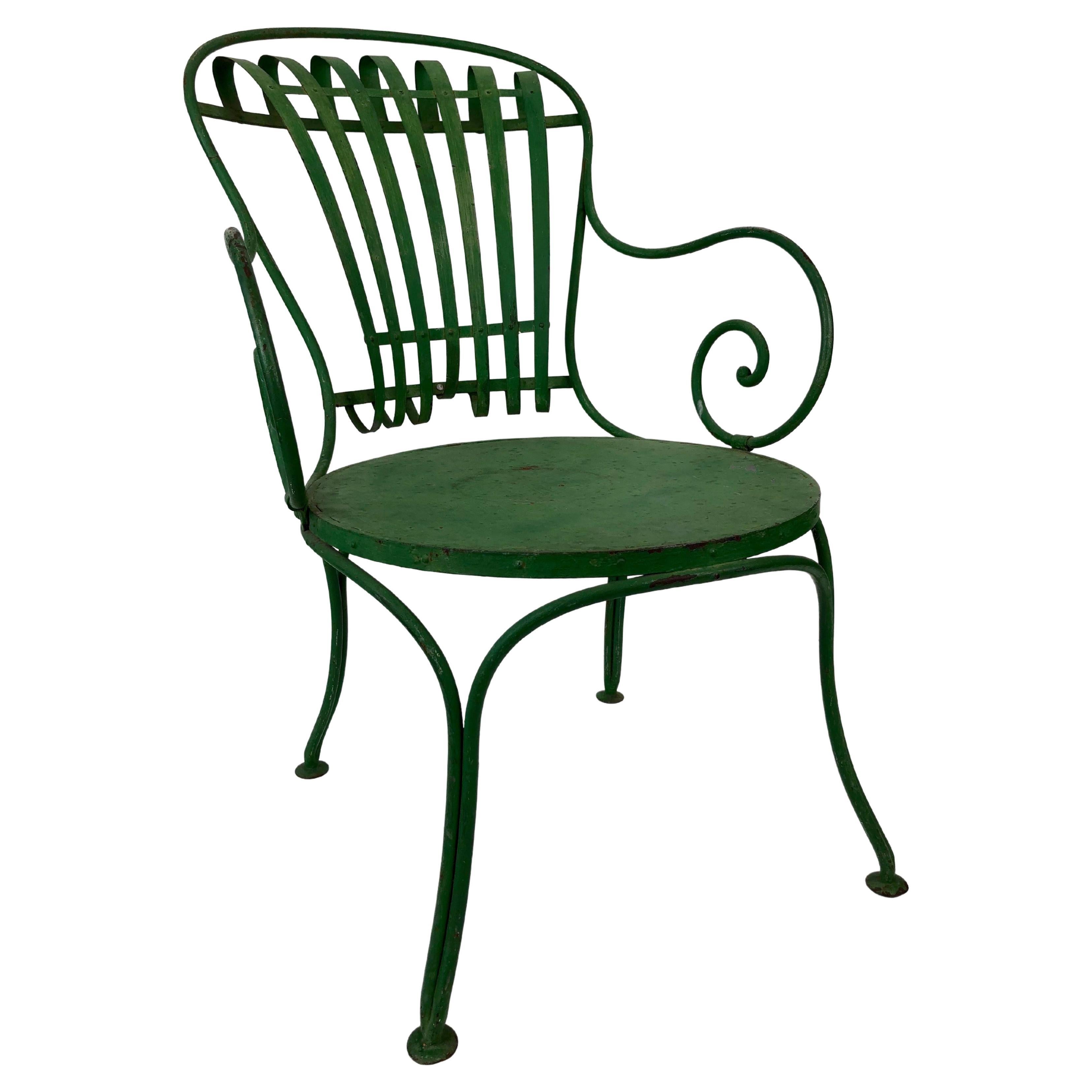 Four Francois Carre Garden Chairs Commissioned by Le Corbusier, France