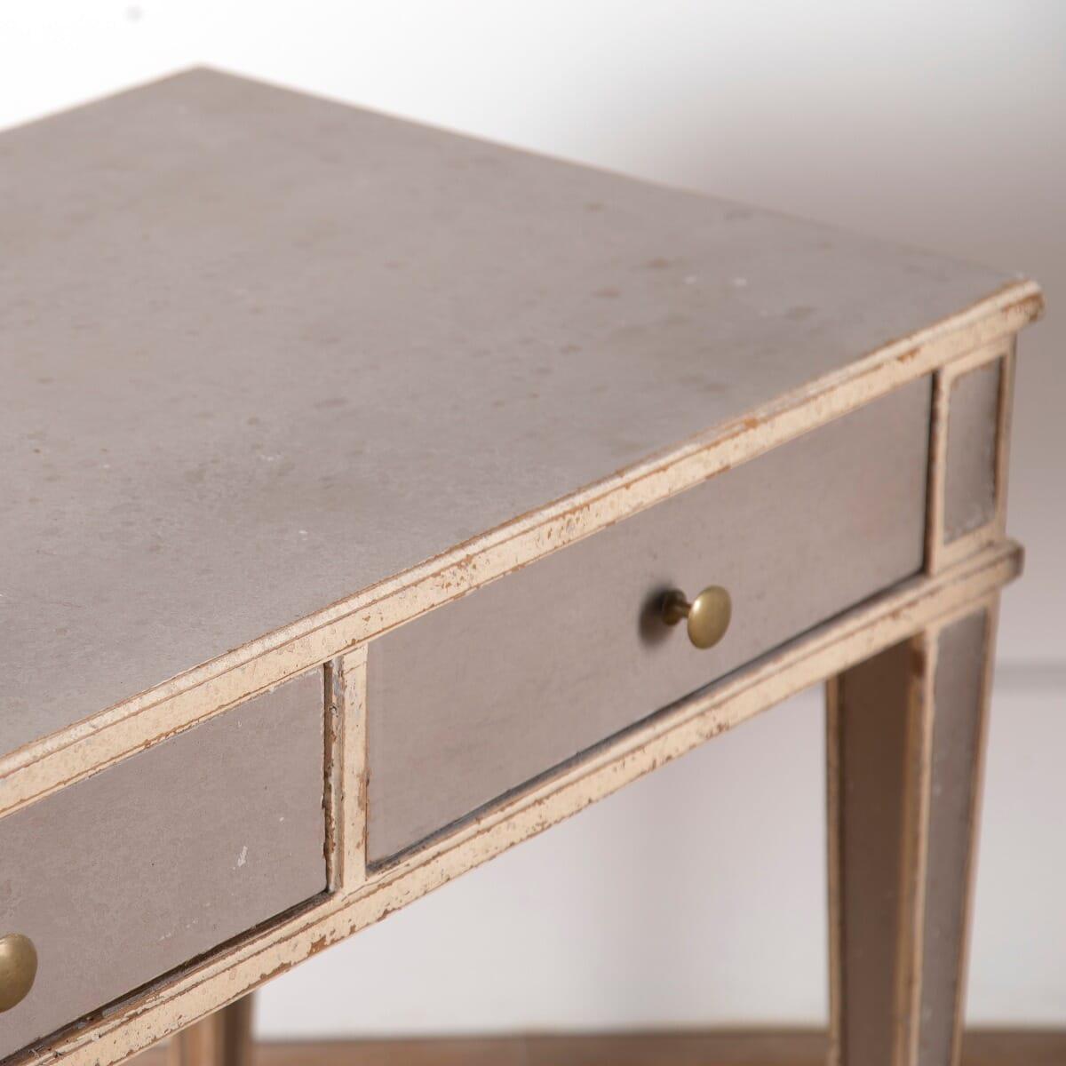 Pair of 1930s French Painted Two-Drawer Side Tables In Good Condition In Chicago, IL