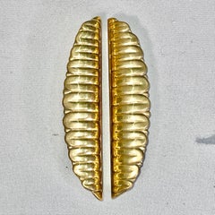Pair of 1930's Italian Brass Door Pulls