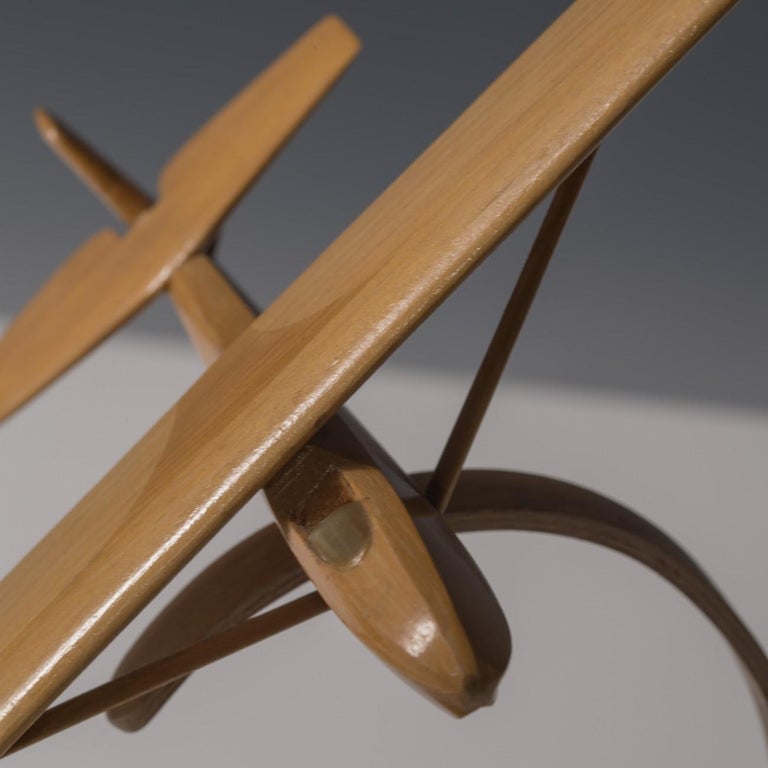 Pair of 1930s Model Wooden Gliders For Sale at 1stdibs