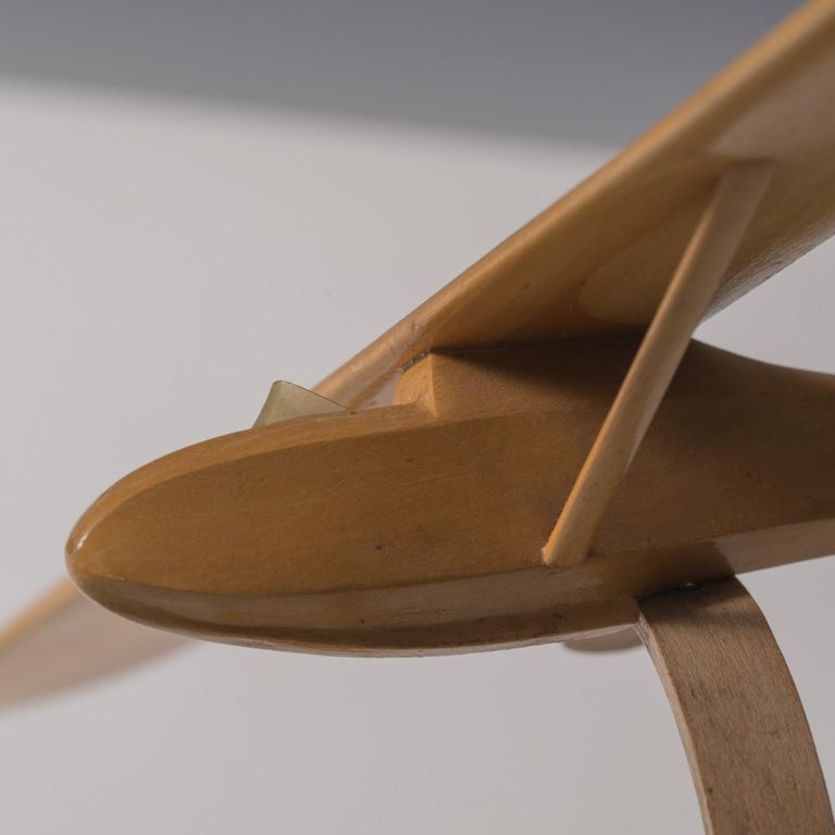 Pair of 1930s Model Wooden Gliders For Sale at 1stdibs