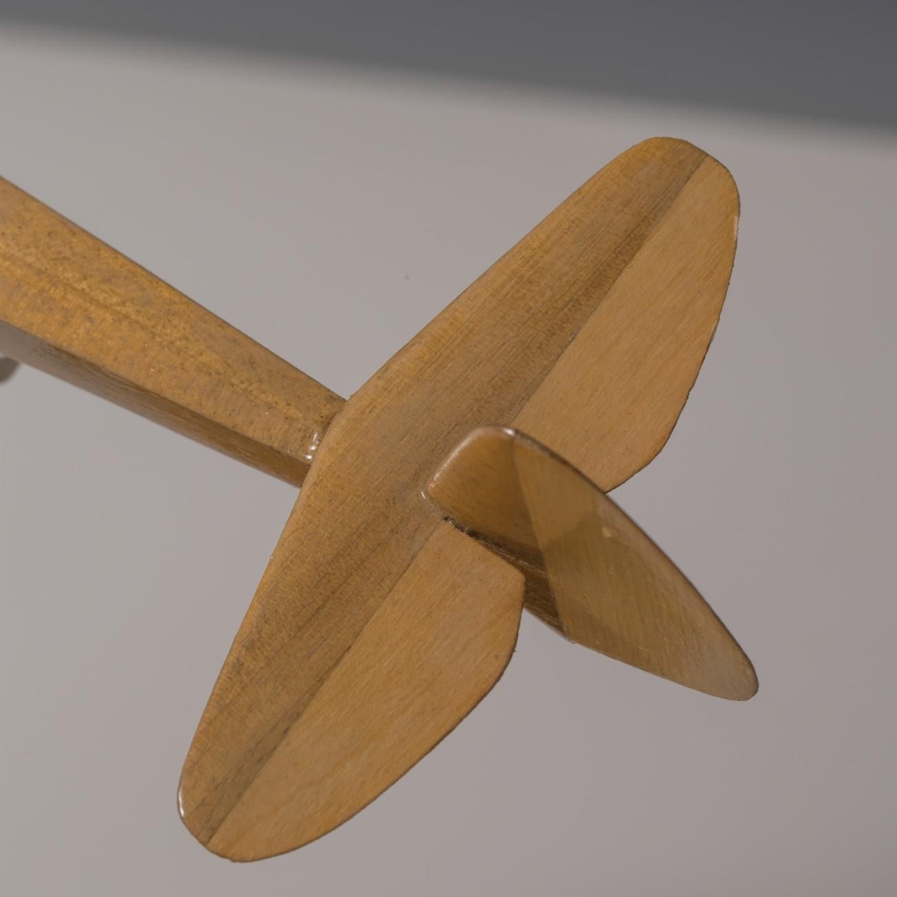 Pair of 1930s Model Wooden Gliders 14