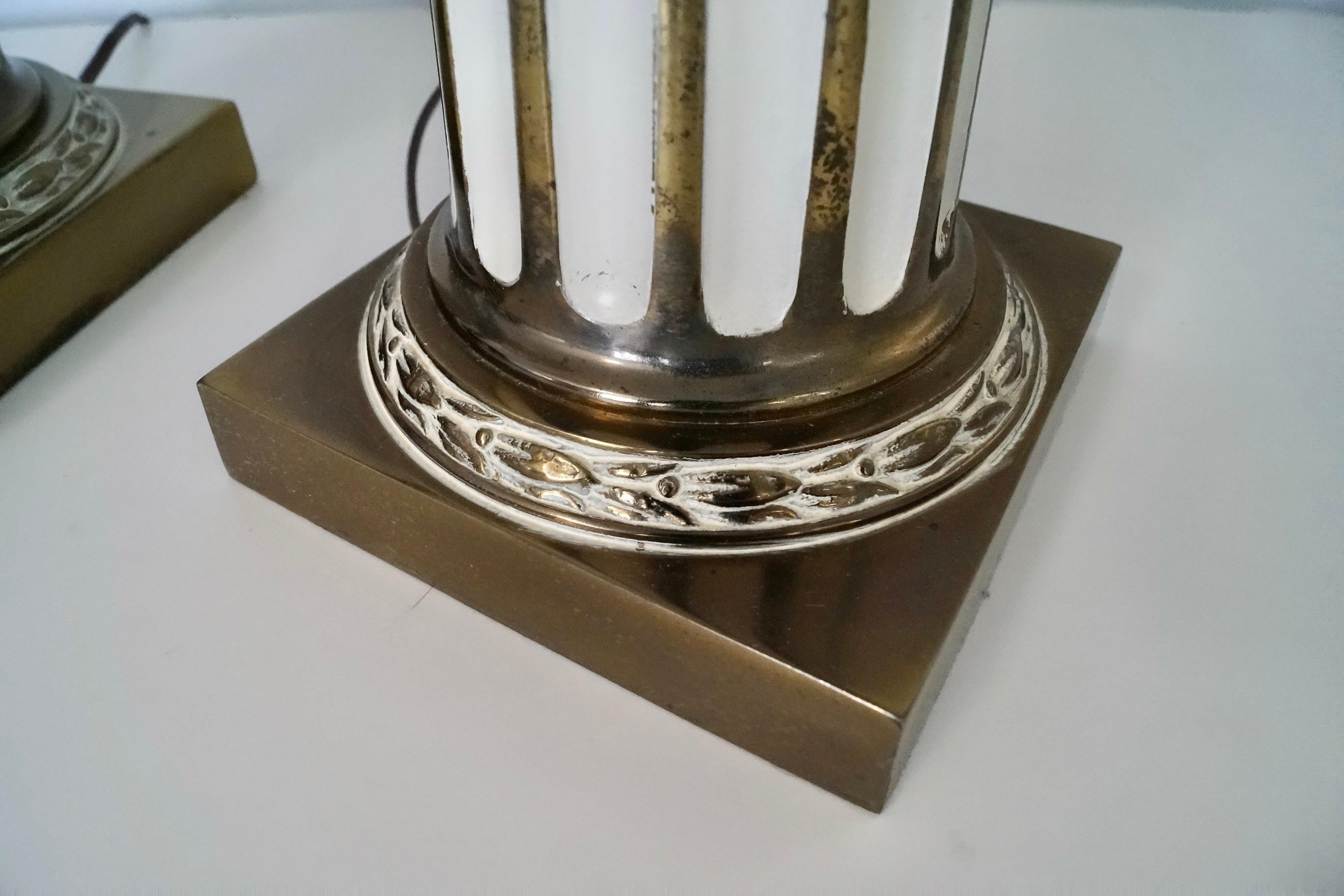 Pair of 1930's Neoclassical Ancient Roman Inspired Table Lamps  For Sale 10