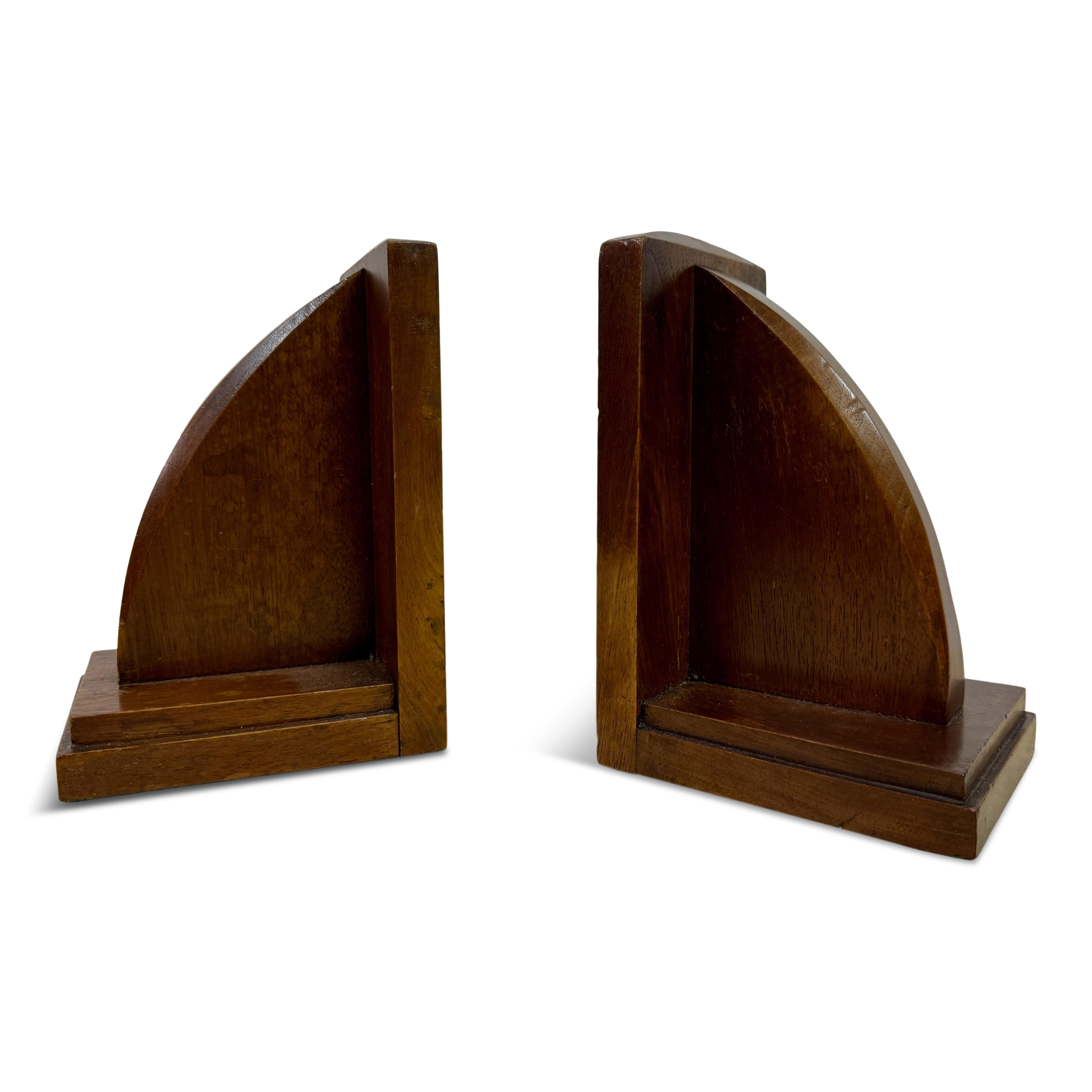 Pair of 1930s Oak Bookends by Heals 6