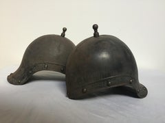 Pair of 1930s Reproduction Ancient Roman Soldiers Helmets