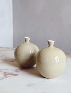 Pair of 1930s Richard Ginori Signed Ceramic Vases