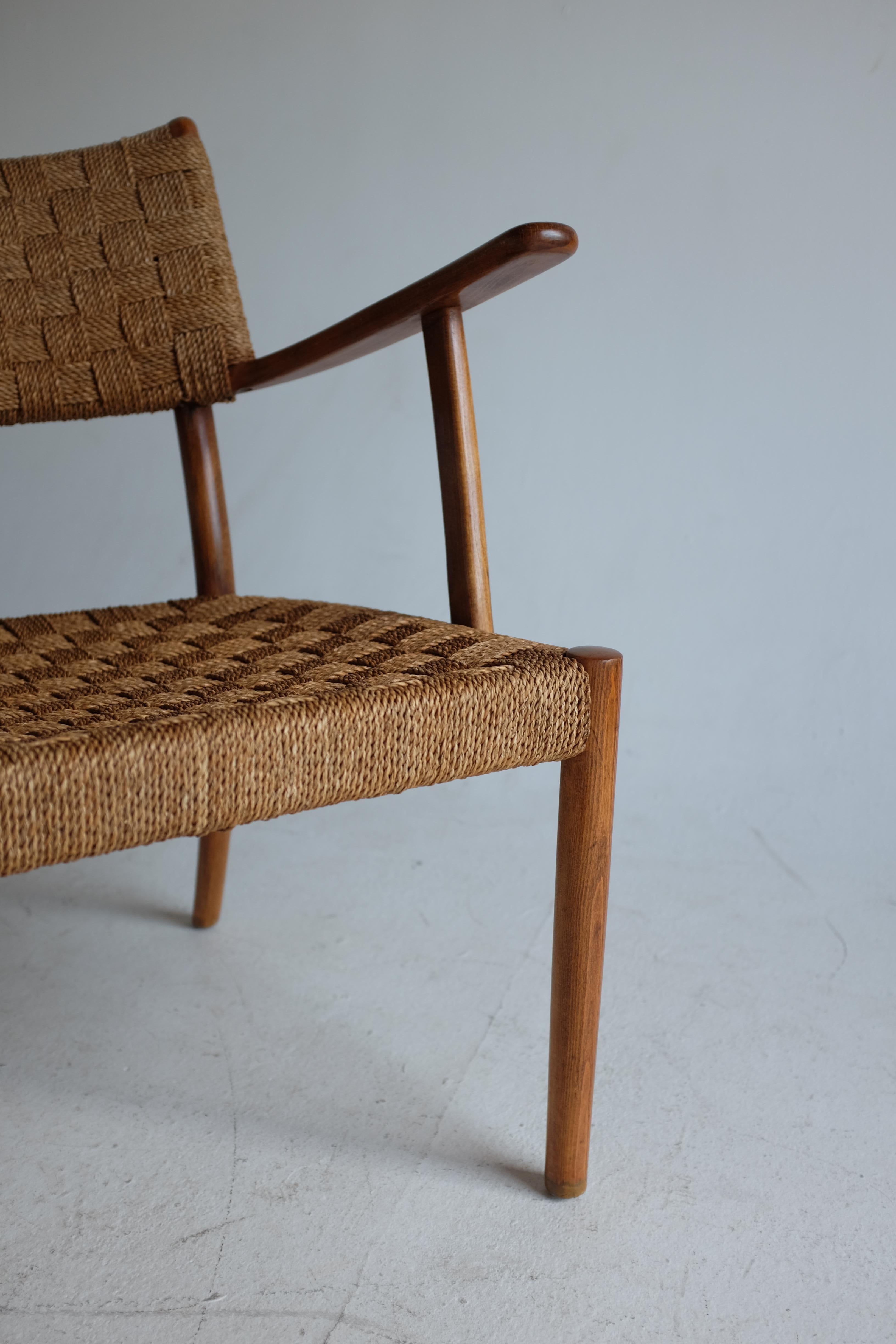 Mid-20th Century Pair of 1930's Rope chair by Karl Schrøder For Sale
