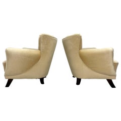 Paire de chaises longues suédoises des années 1930