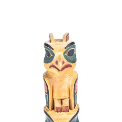 Pair of 1930s Tlingit Totems