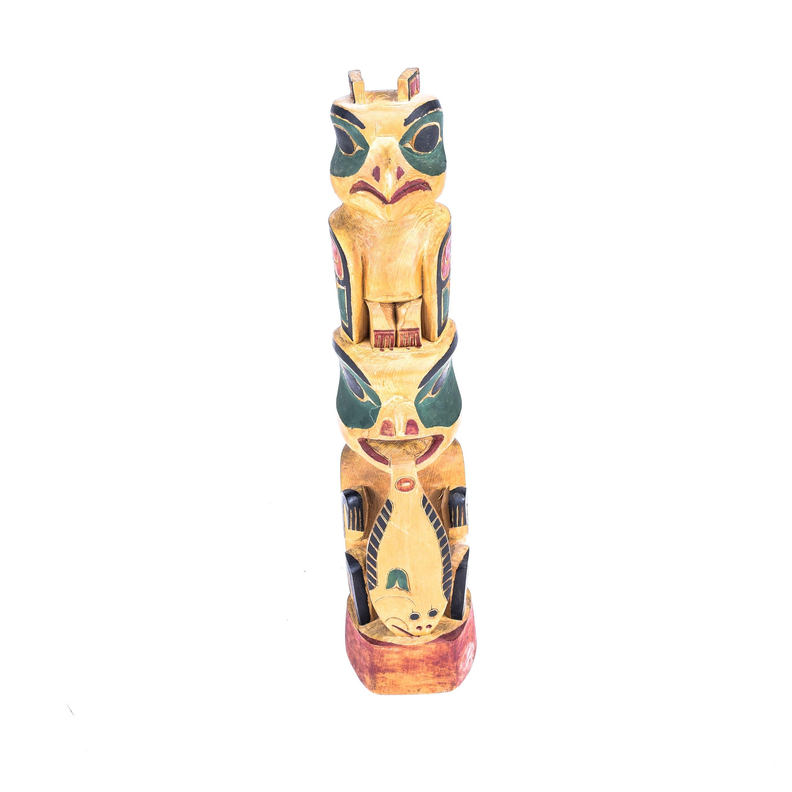tlingit totem pole animals