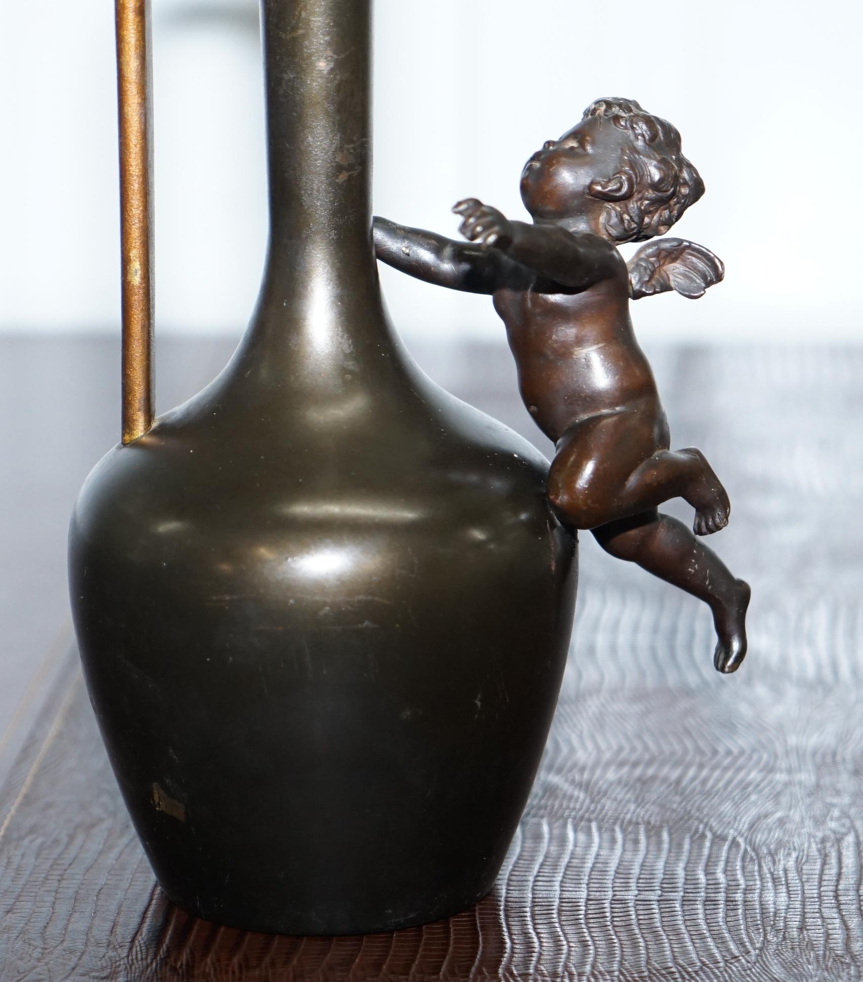 cherub vase