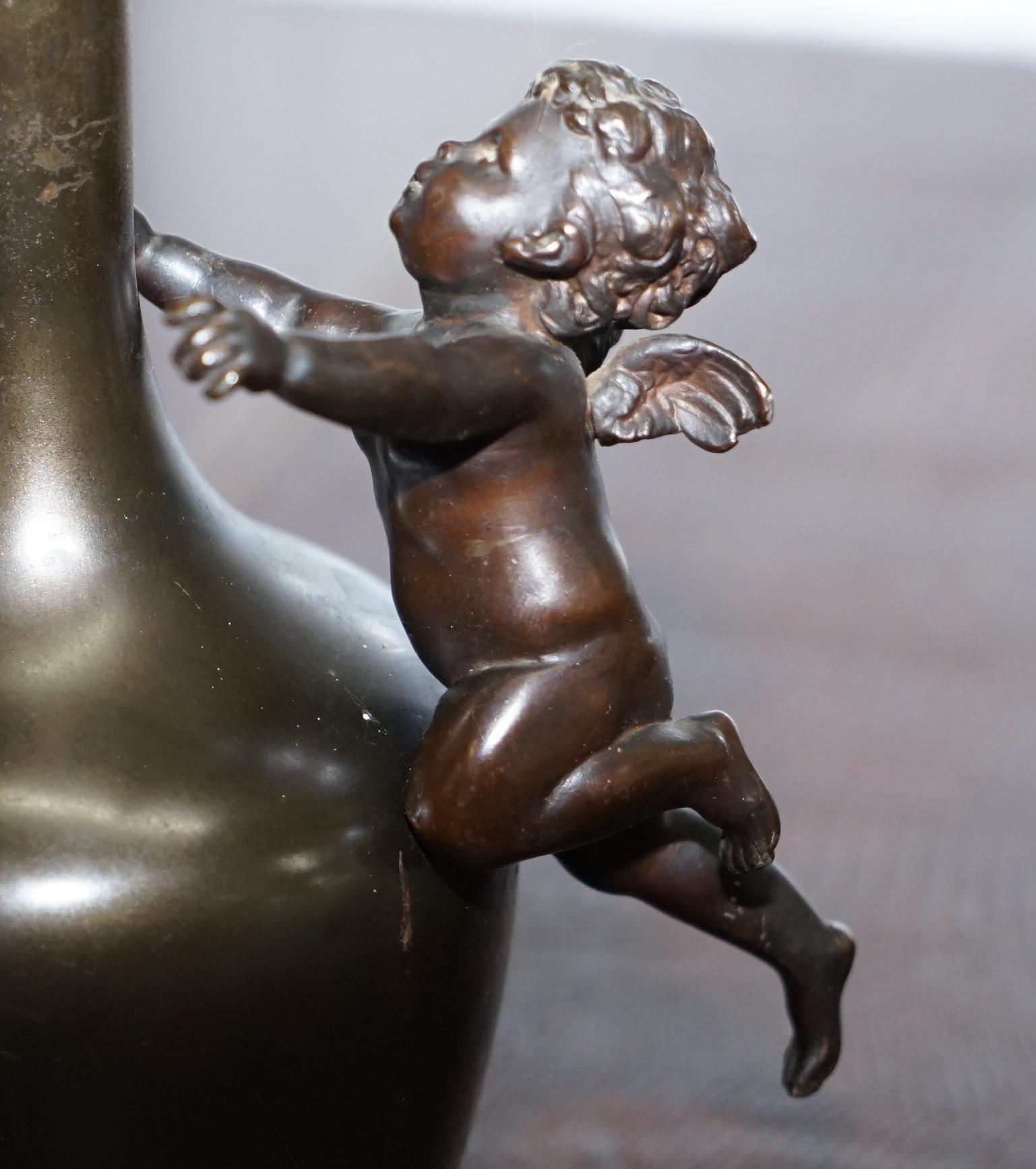 antique bronze vases and urns