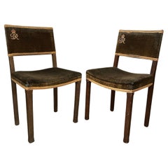 Pair of 1937 George VI Coronation Chairs