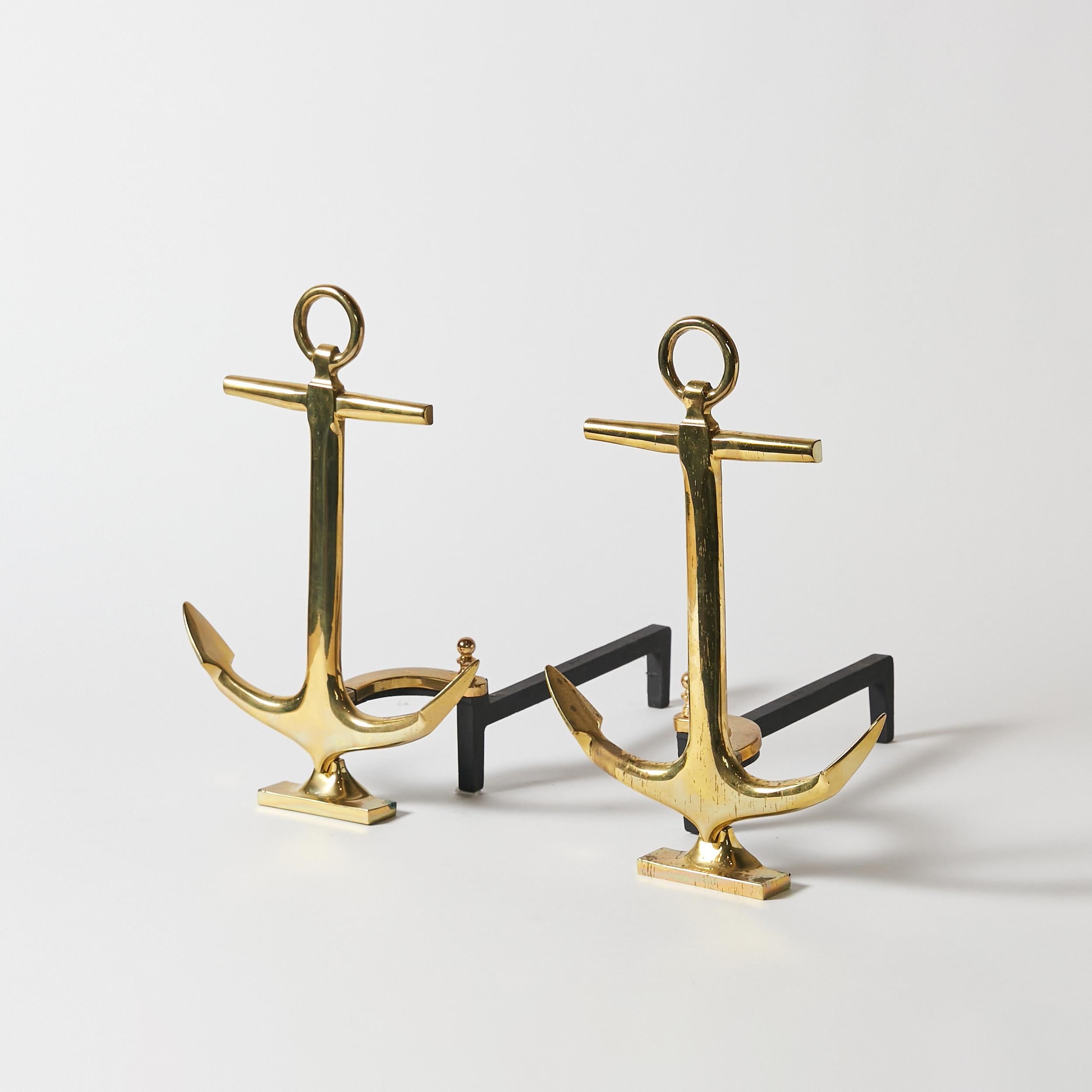 anchor andirons