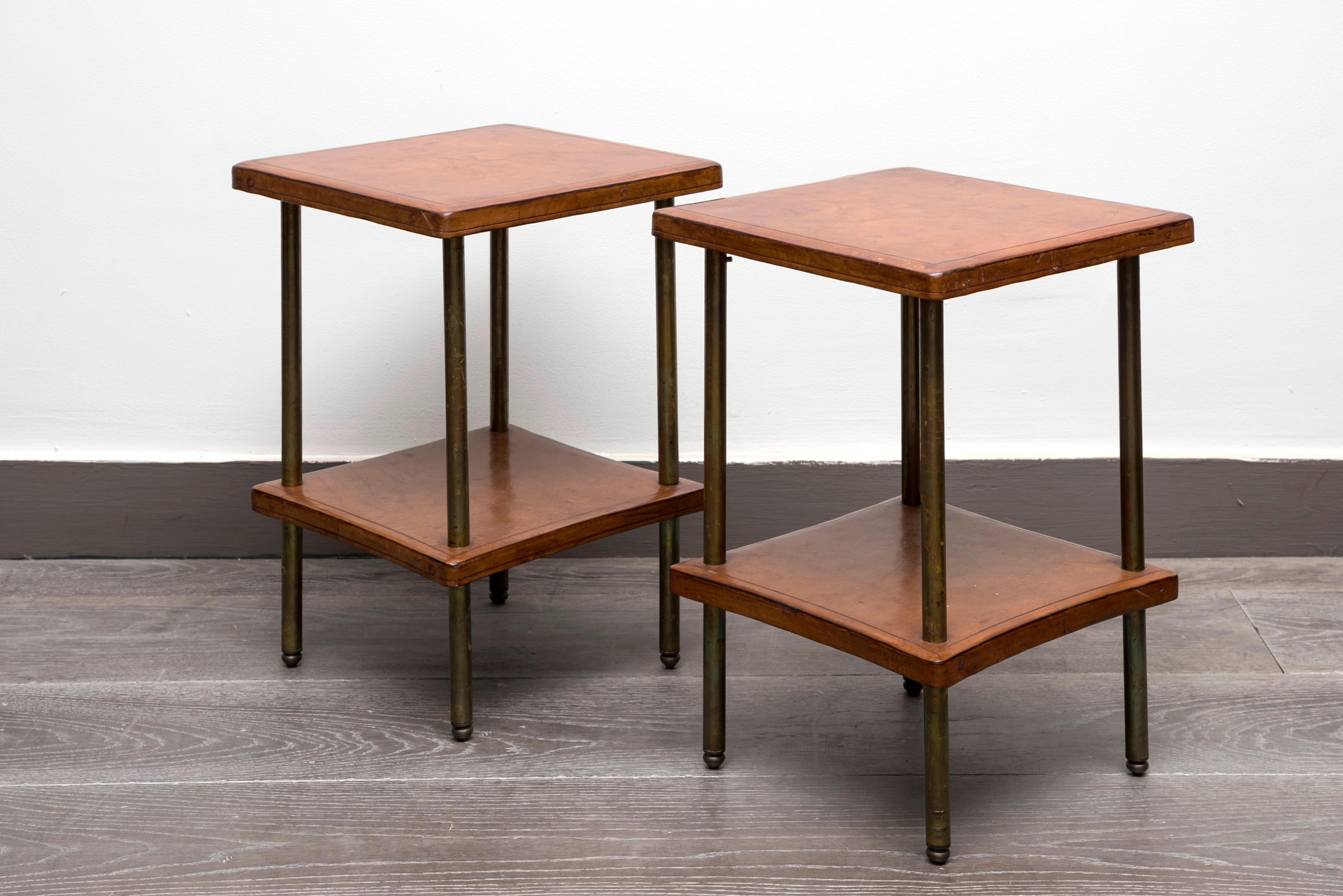 Pair of 1940s Side Tables In Good Condition For Sale In Paris, FR