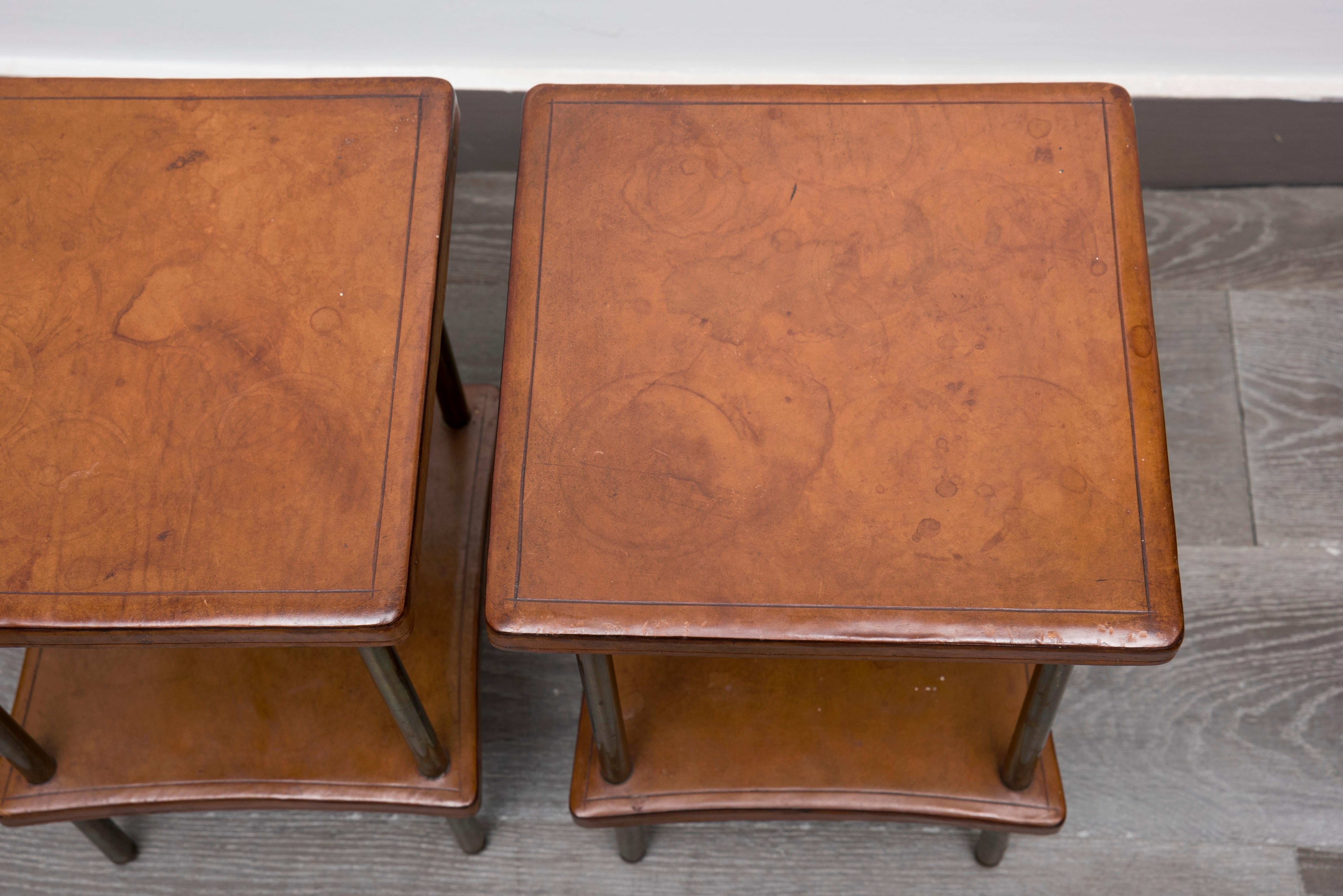 Pair of 1940s Side Tables For Sale 1