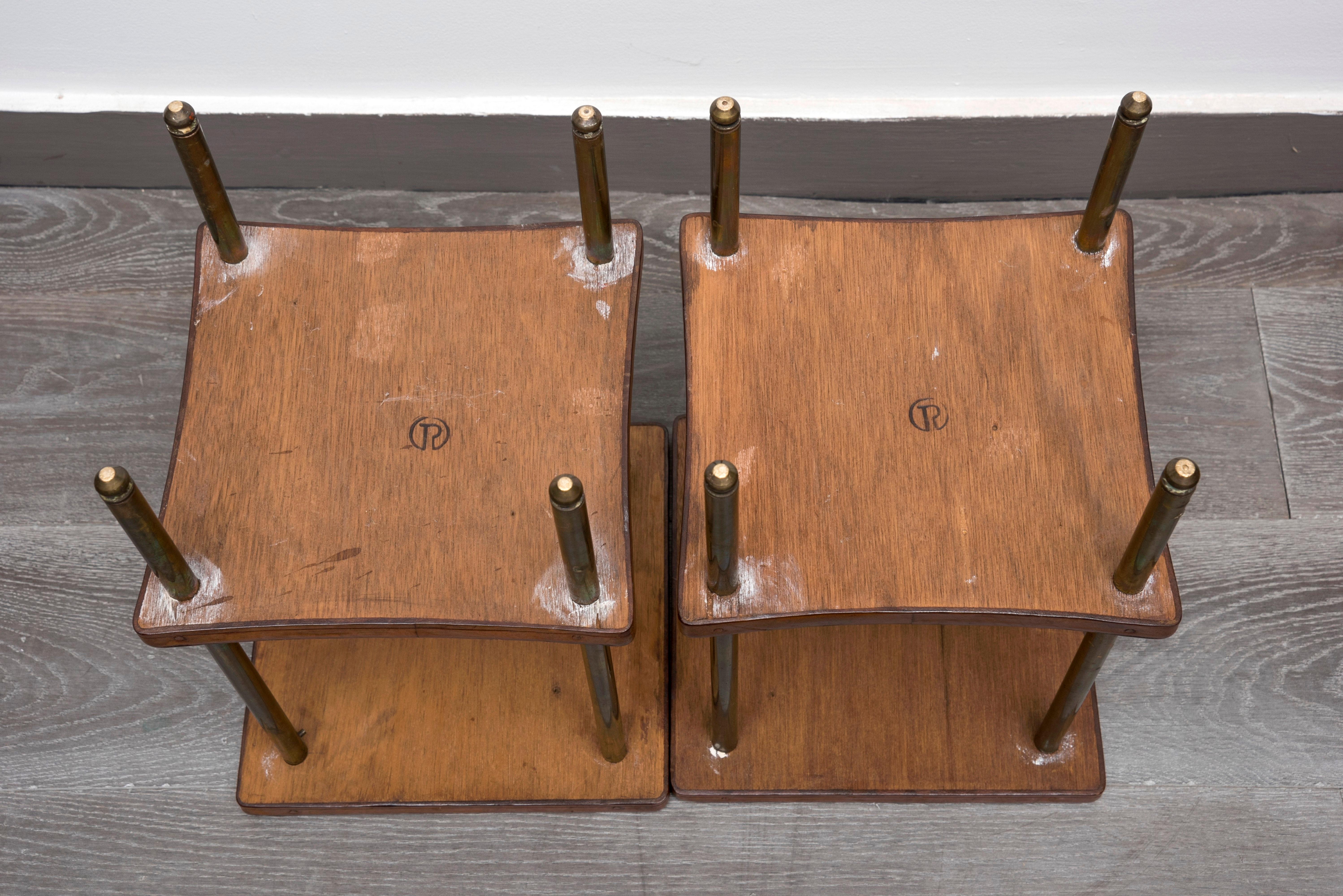 Pair of 1940s Side Tables For Sale 4