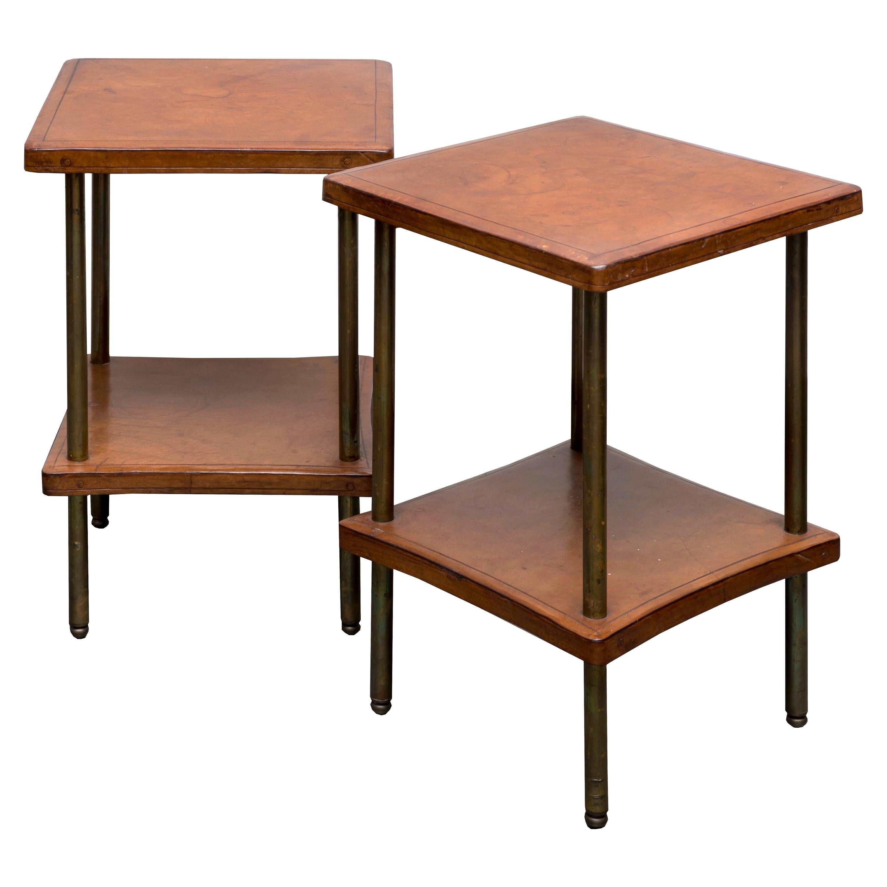 Pair of 1940s Side Tables For Sale