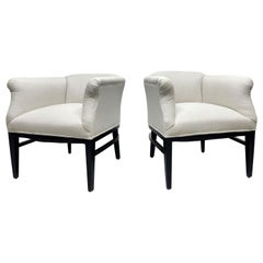 Pair of 1940s Art Deco Lounge Chairs