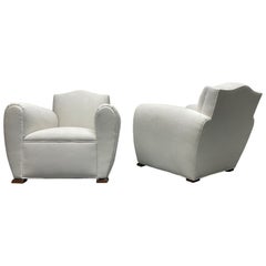Paire de fauteuils de salon Art Déco des années 1940