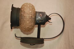 Pair of 1940's copper outdoor sconces