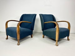 Pair of 1940’s Danish Lounge Chairs