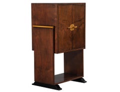 Pair of 1940's French Art Deco Dry Bar Cabinets