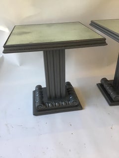 Pair of 1940s Grosfeld House Column Tables
