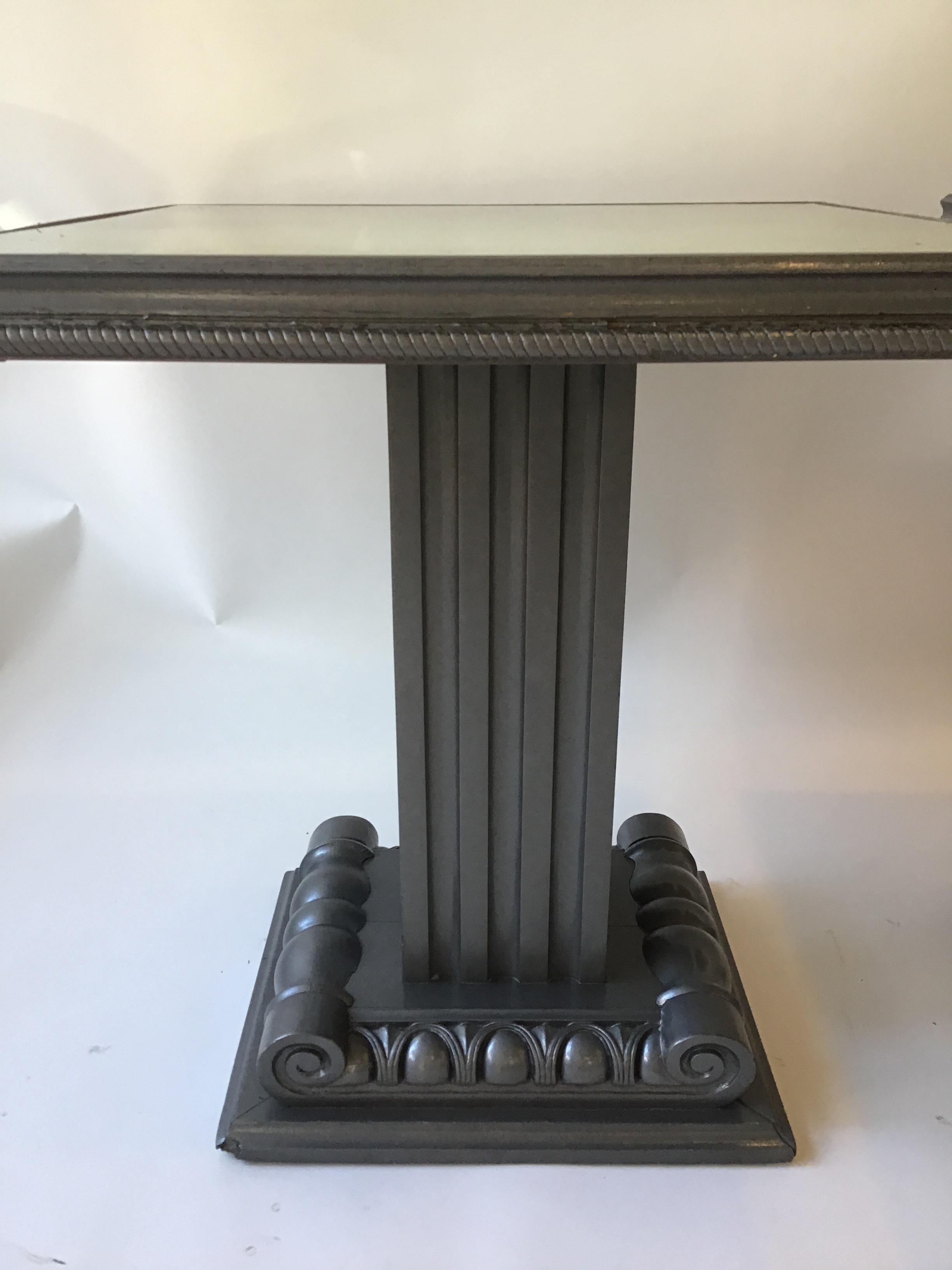 Mid-20th Century Pair of 1940s Grosfeld House Column Tables For Sale