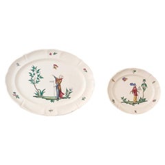 Pair of 1940s Guido Andlovitz Chinoiserie Serving Plates