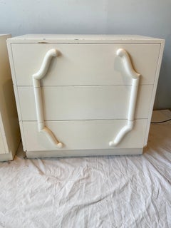 Pair Of 1940s Hollywood Regency Chests