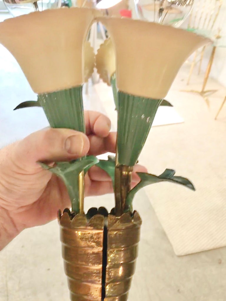 Pair of 1940s Italian 'Flower Pot' Wall Sconces at 1stDibs 1940s wall