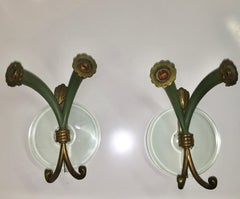 Pair of 1940s Italian Sconces in Style of Pietro Chiesa