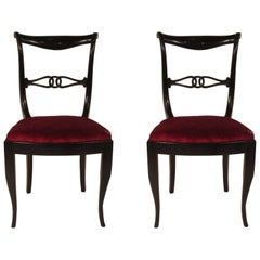 Pair of 1940s Italian Side Chairs