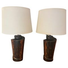 Pair of 1940s American Marianna von Allesch Ceramic Table Lamps