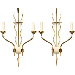Pair of 1940s Sconces Attributed to Pietro Chiesa