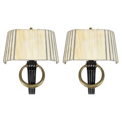 Pair of 1940s Sconces by Jean Pascaud