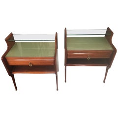 Pair of 1940s Side Tables or Nighstands