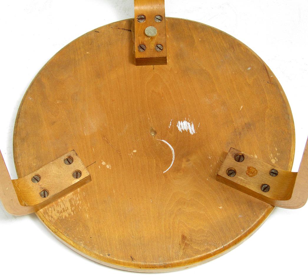 Pair of 1940s Swedish #60 Stools in Birch by Alvar Aalto for Artek-Pascoe 2