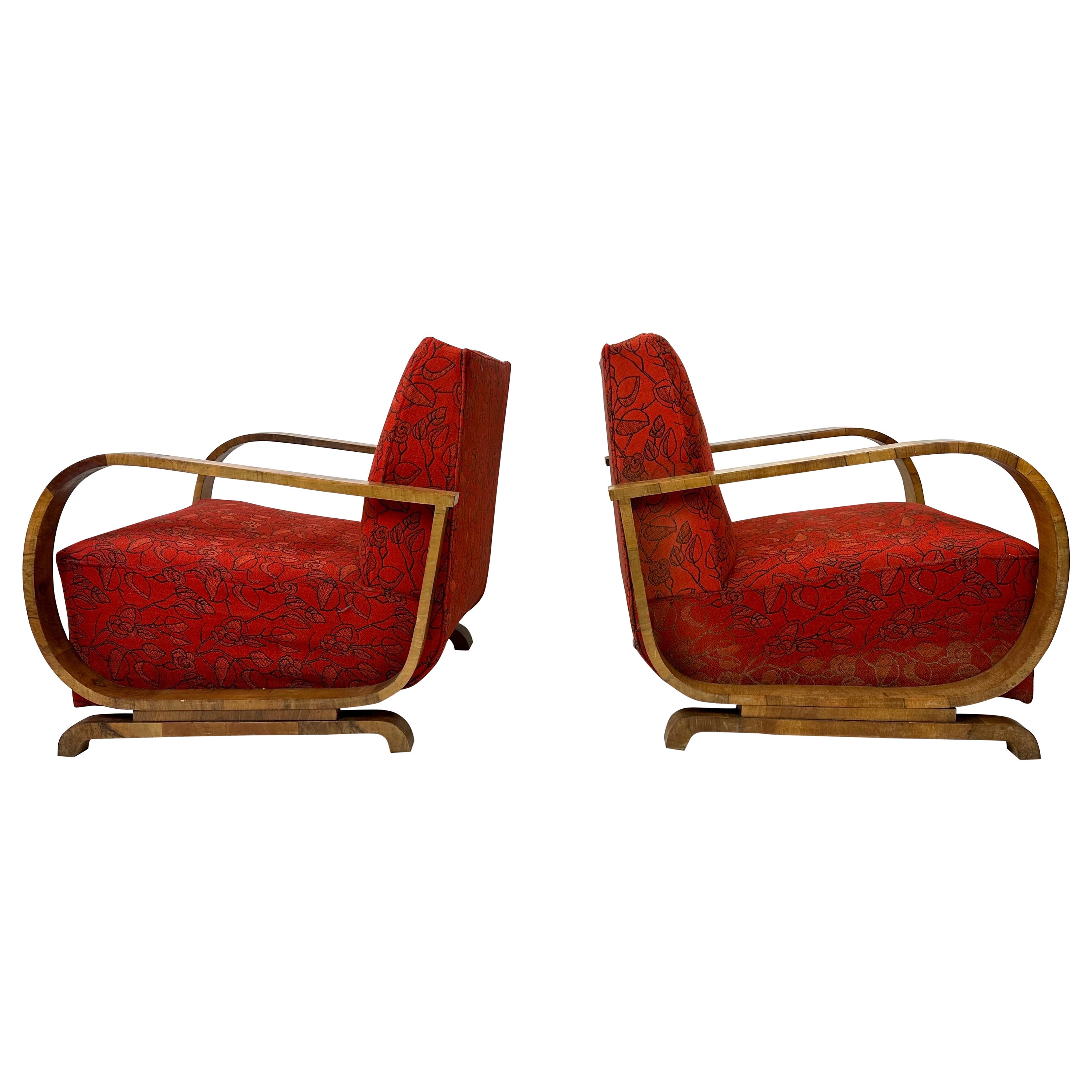 Pair of 1940’s Swedish Lounge Chair