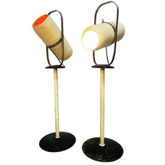 Pair of 1940's Westinghouse Mid-Century Self Tanning Lamp