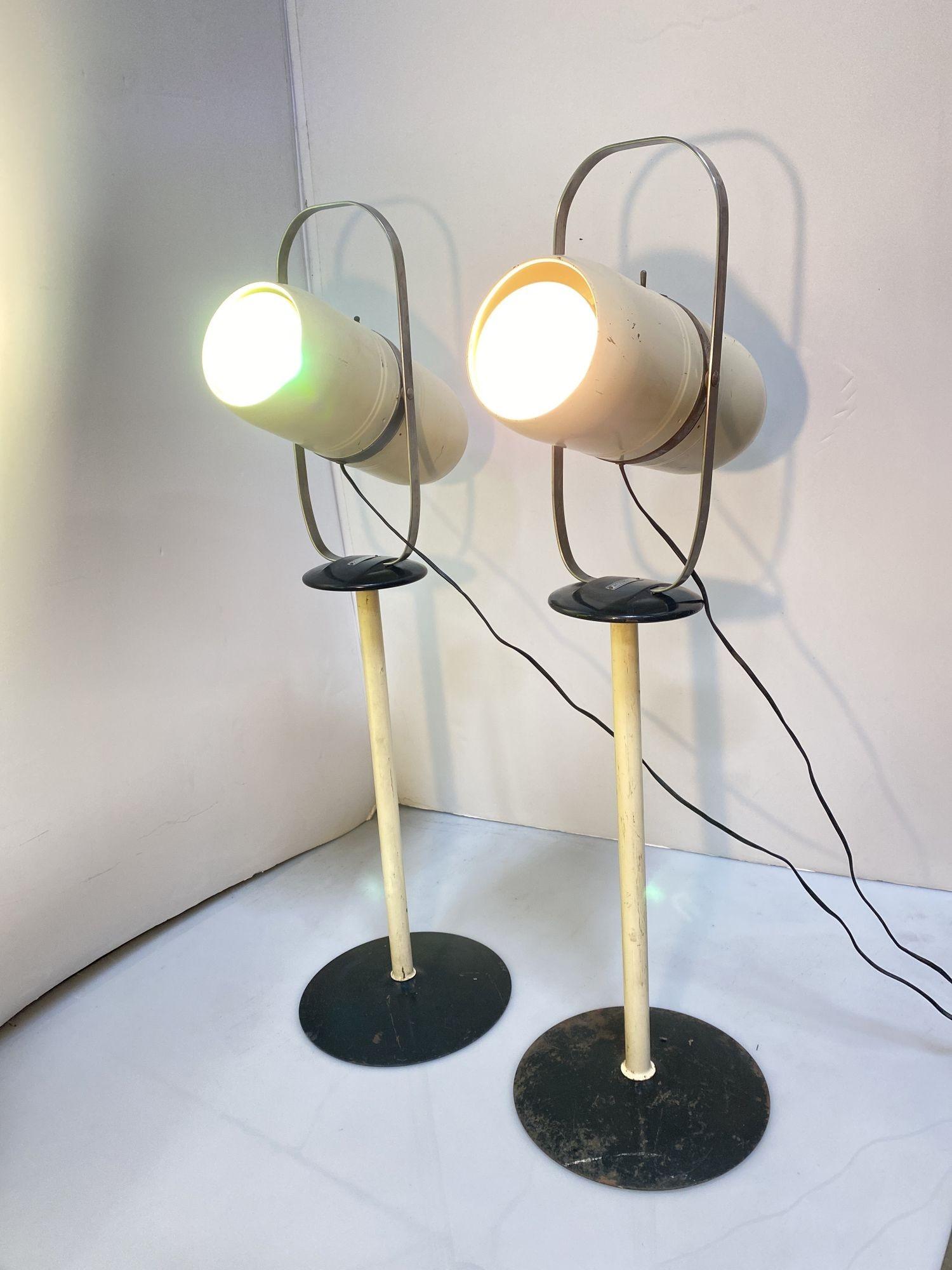 Pair of 1940's Westinghouse Mid-Century Self Tanning Lamp For Sale 4