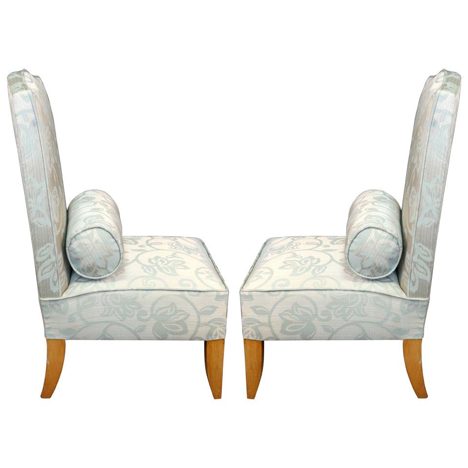 Pair of 1946 "Chauffeuse" Armchairs Attributed to Andre Arbus